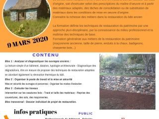 Ouvrier Professionnelle Restauration Patrimoine