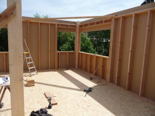 Auto-construction ossature bois et isolation biosourcée