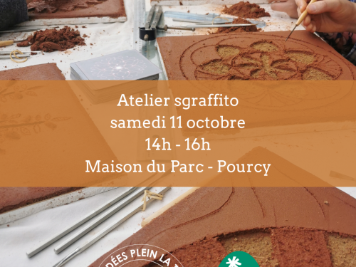 Atelier sgraffito en terre