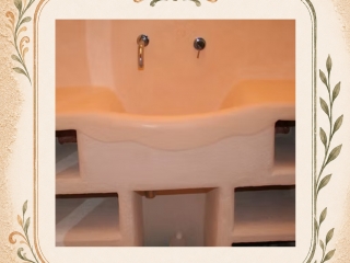 Douche / vasque en Tadelakt