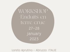 Workshop: enduits en terre crue en Italie