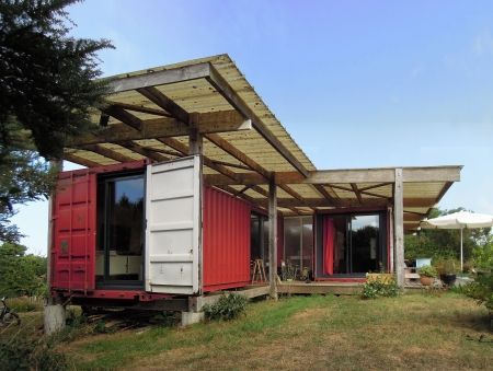 Maison en conteneurs