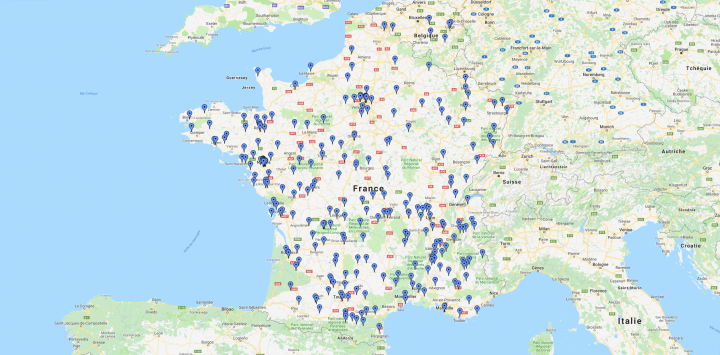 Des centaines de professionnels partout en France