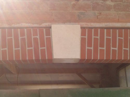 Linteau en plate bande