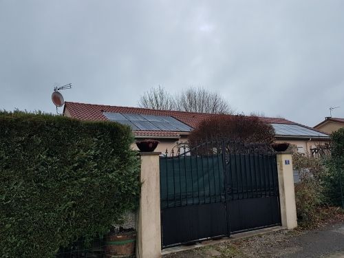 installation photovoltaique 2,4kw en autoconsommation à Javerdat dans la haute vienne
