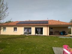 installation photovoltaique 6kw en autoconsommation avec revente du surplus à Oradour sur Glane (87)