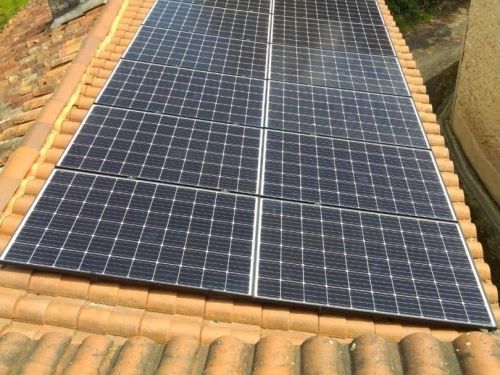 Installation photovoltaique 4,2 kw en autoconsommation avec revente du surplus à Saint Astier en Dordogne