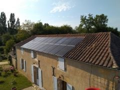 Installation photovoltaique 6kw en autoconsommation avec revente su surplus à Saint Cyprien en Dordogne(département 24)