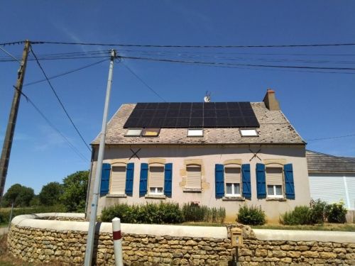 Installation photovoltaique 9kw en autoconsommation avec revente du surplus à Vitry Laché
