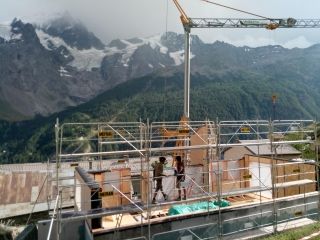 Maison paille à 1800 m !