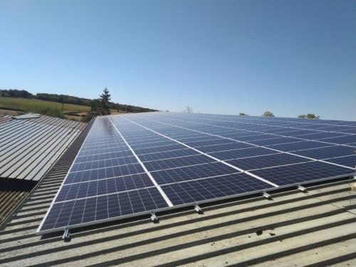 Installation photovoltaique 90kw en revente totale à Vitry laché dans la Nièvre(département 58)