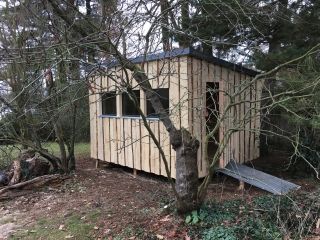 Module de jardin sur pieux