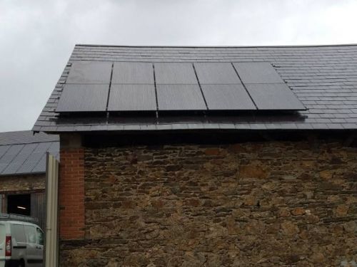 installation photovoltaique pour notre nouveau partenaire 3kw en autoconsommation avec vente du surplus à beyssac dans le 19