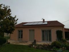 installation photovoltaique 3kw en autoconsommation avec vente du surplus à Mensignac en dordogne