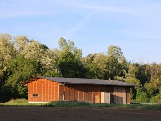 Hangar agricole pour maraîchage biologique