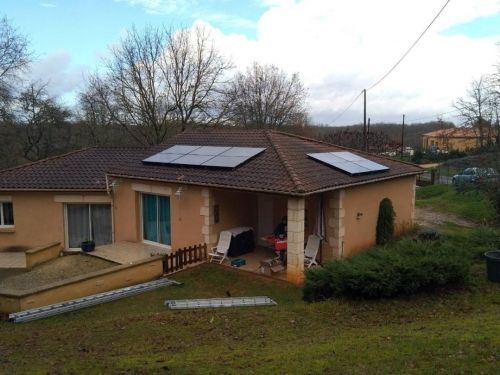 installation photovoltaique 3kw en autoconsommation avec vente du surplus à calès en dordogne