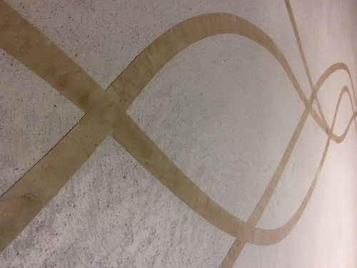 Décor à la chaux dans un vestibule