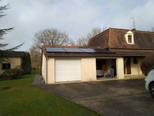 installation photovoltaique 4,8kw en autoconsommation avec vente du surplus à EYMET en dordogne