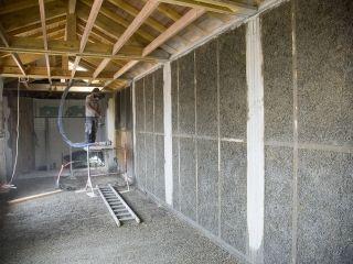 Surélévation. Isolation Chaux/Chanvre