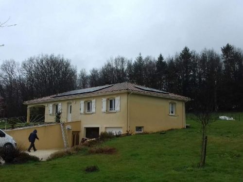 installation photovoltaique 6kw en autoconsommation avec vente du surplus en Dordogne à Savignac- lédrier