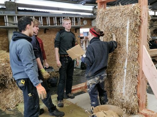 Journée de formation à de jeunes Compagnons charpentiers