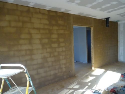 Ragréage sur mur BTC