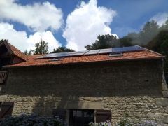 installation photovoltaique 4,8 kw en autoconsommation avec vente du surplus à saint priest palus en creuse
