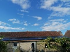 installation photovoltaique 9kw(panneau bi verre) en autoconsommation avec vente du surplus à paunat en dordogne