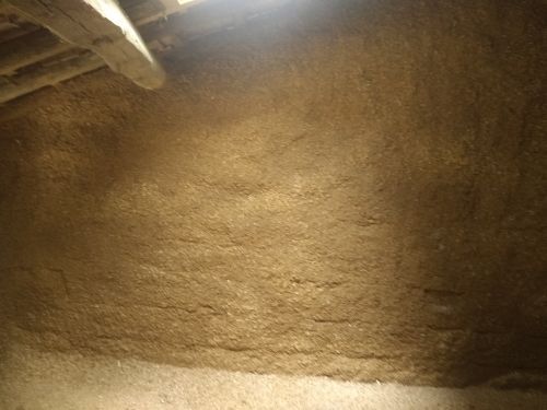 isolation en projection terre-chanvre