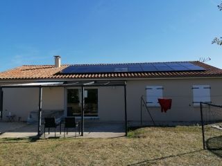 installation photovoltaique 6 kw en autoconsommation avec vente du surplus à valence en poitou(couhé) dans la vienne en panneau bi verre
