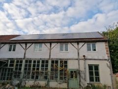 installation photovoltaique 9 kw en autoconsommation avec vente du surplus à levroux dans l'indre