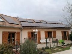 installation photovoltaique 9 kw en autoconsommation avec vente du surplus au vigen en haute vienne