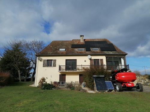 installation photovoltaique 6 kw en autoconsommation avec revente du surplus à glandon en haute vienne