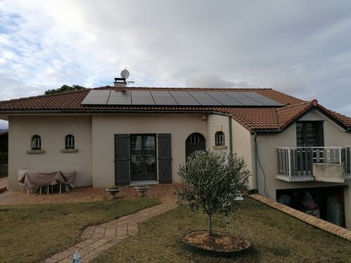 installation photovoltaique 6kw en autoconsommation avec vente du surplus à romagnat en auvergne