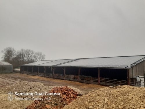 réalisation d'une pose de 265,20 kw pour notre partenaire amarenco à virson en charente maritime dans le 17