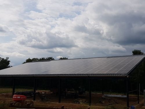 installation 100 kw réalisée pour notre partenaire arkolia à saint-estèphe en dordogne