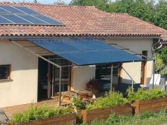 Pergola solaire photovoltaïque