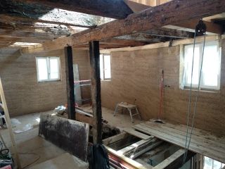 Béton de chanvre - Rénovation d'une maison alsacienne à Mutzig