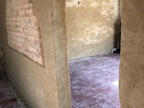 Enduit terre - Chantier participatif de Marc