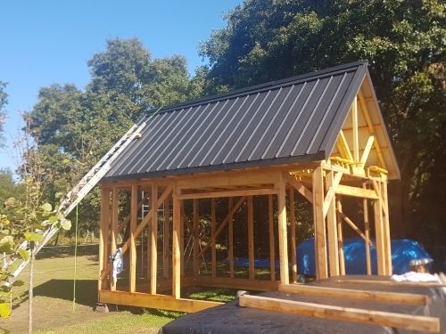 Accompagnement à la pose de toiture bac acier   