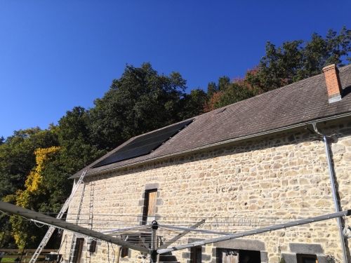 installation photovoltaique 6 kw en autoconsommation avec vente du surplus à pontaumur dans le puy de dôme