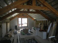 Projet de rénovation et rehausse d'une maison unifamiliale pour intégrer un atelier de lutherie