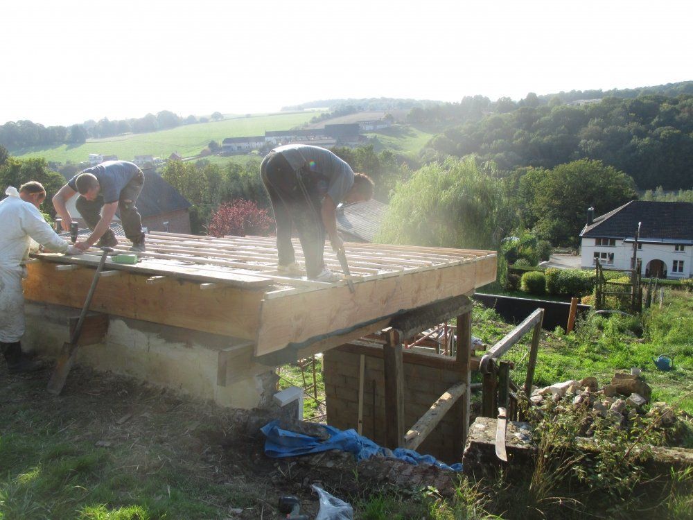 Projet d Earthship  ossature bois paille  et mat riaux de 