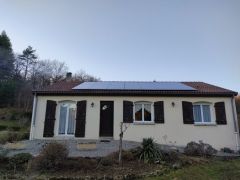 installation photovoltaique 6kw en autoconsommation avec vente du surplus à nedde en haute vienne