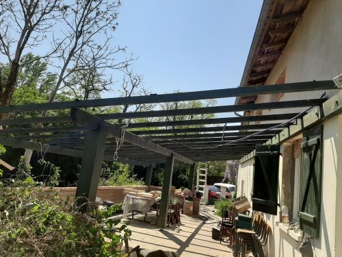 Rénovation d'une pergola