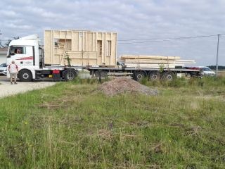 Auto-construction Maison ossature bois et toiture sarking