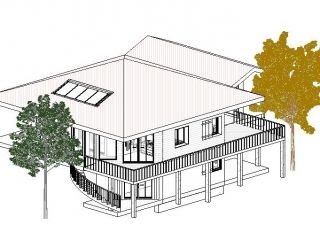 Maison bioclimatique et matériaux naturels - Ardèche