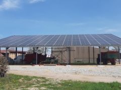 Installation 100 kW réalisée pour notre partenaire Arkolia à Gouzon en Creuse