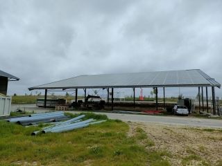 Installation photovoltaïque 100 kW réalisée à Lectoure dans le Gers pour notre partenaire Arkolia
