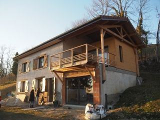 Réhabilitation et extension d'une maison en pisé (en cours)